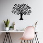 Wallity Accesorio Decorativo de Pared 462, Metal Negro 70x57 cm